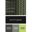 Tapis noir/vert à motifs-1450185448