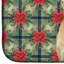 Tapis de vaisselle Bullmastiff Christmas PoinsettIas