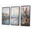 Hiver Paris, Tour Eiffel, ville, charme I - Art mural de Paris-853675623-853675617