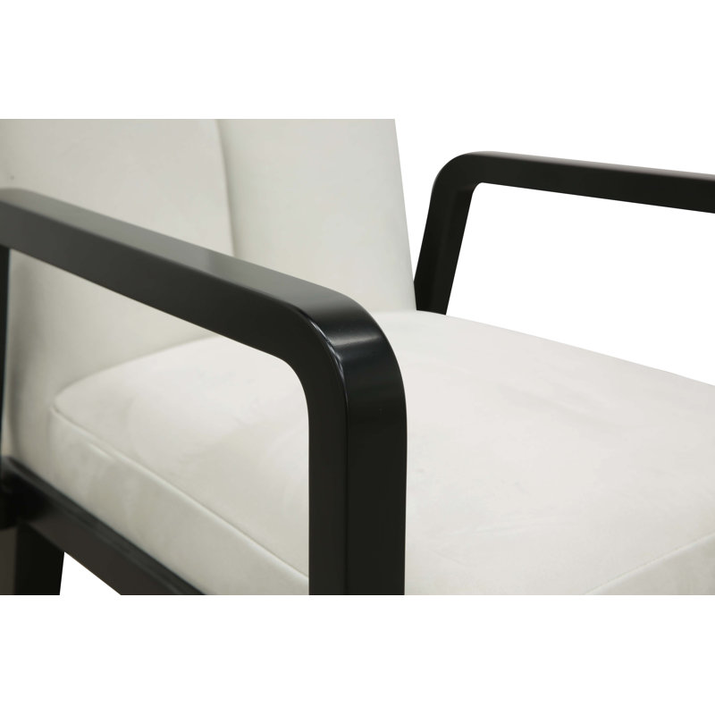 Flute Leather Arm Chair