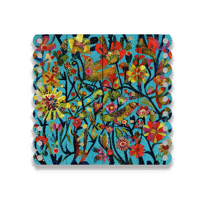 Décoration murale en bois Daydream Garden Symphony