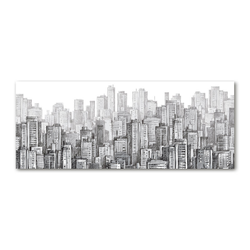 Skyscrapers - Wrapped Canvas Print