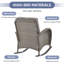 Ensemble de chaises berçantes d'extérieur en rotin 5 pièces avec repose-pieds-454882604-435046923