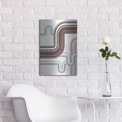 «Retro Subway 1» par Melissa Averinos, art mural en métal