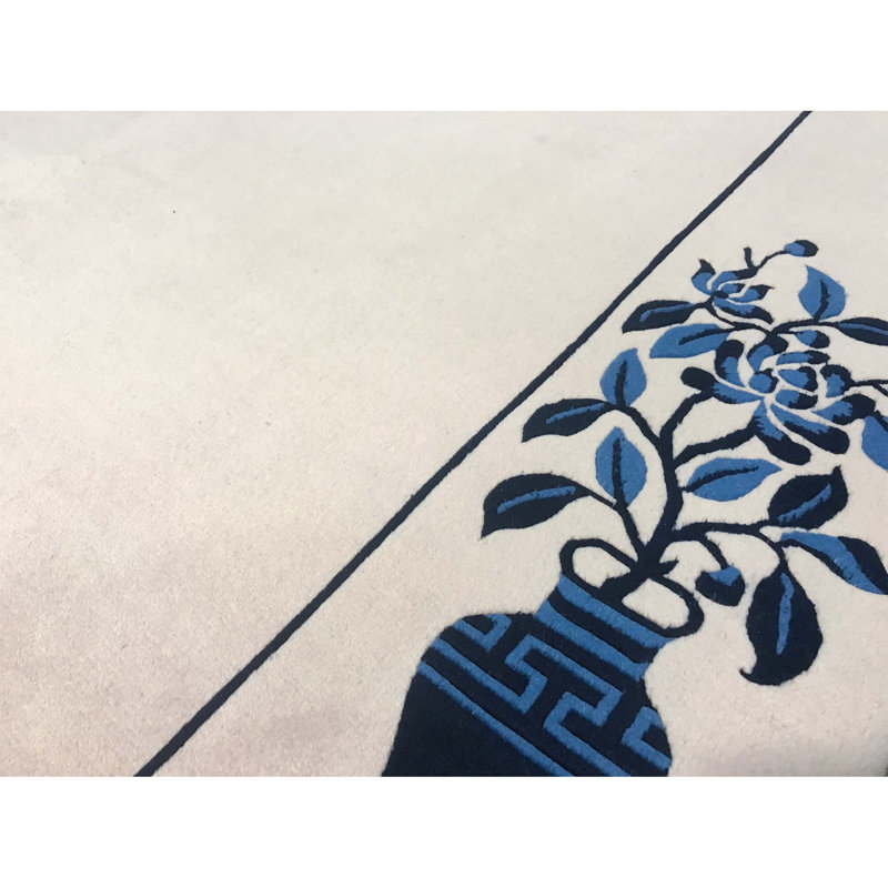 Hand-Knotted High-Quality Peach Area Rug