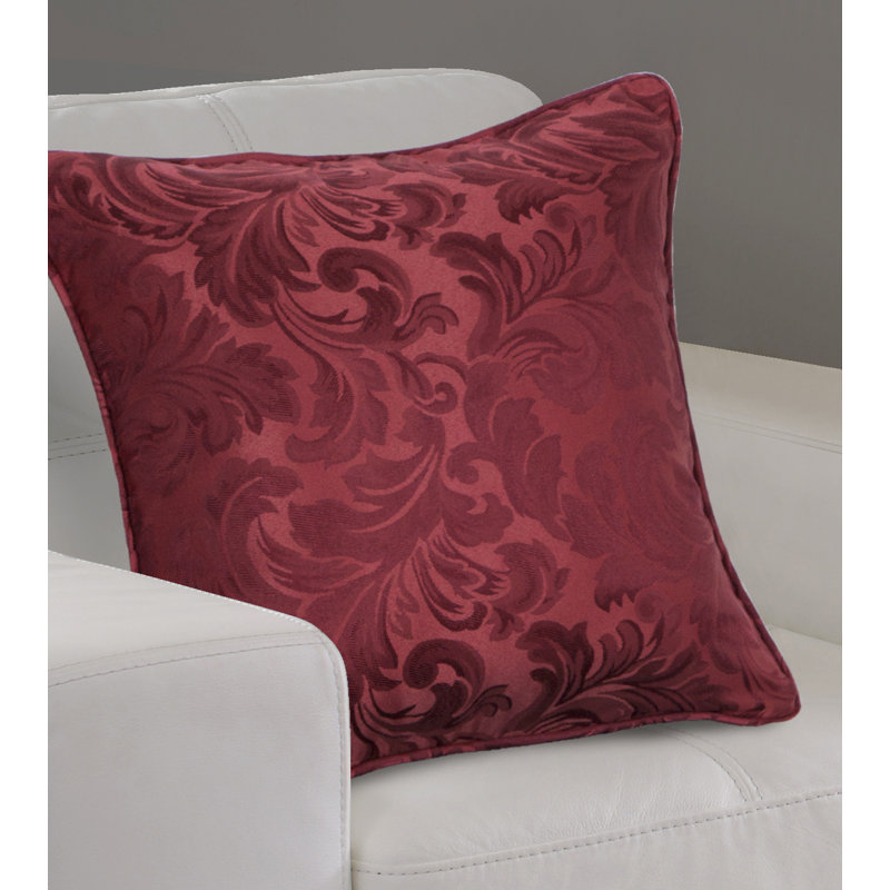 Anwitha Pack of 2 Cushions with Filling, Wine