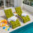 Outdoor Chaise Lounge Chair Cushion 72 X 22 X 4 Inches 100% Waterproof Polyester Patio Pool Lounge Chair Cushion For Outdoor Furniture With Ties,Grass Green-487713155