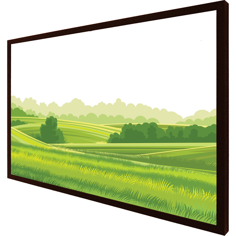 Valmont Single Picture Frame Print, 76cm H x 114cm W x 4cm D, Brown Framed
