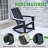 Bergues All-weather Resistant Hdpe Plastic Oversize Rocking Adirondack Chair