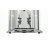 Transitional 2 Light Chrome Lantern Flush Mount