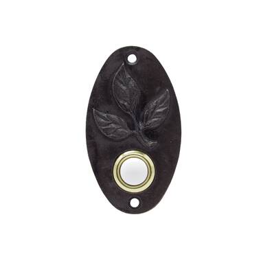 Style Selections Wired Oil-Rubbed Bronze Doorbell Button in the Doorbell  Buttons department at