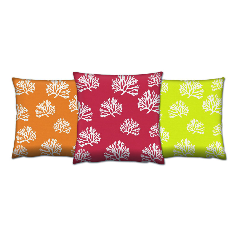 Ziva Floral Square Throw Cushion
