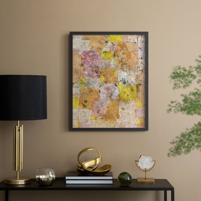 Impression florale vintage encadrée Cxxxii - bois massif