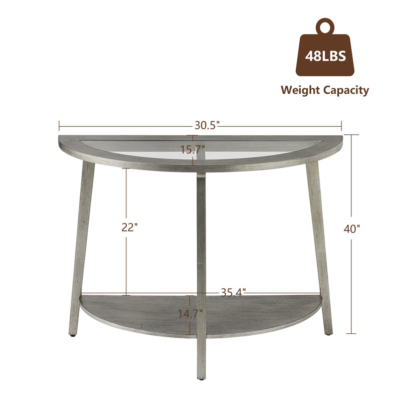Lumberson 40'' Console Table