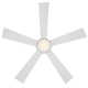 Wynd 5 - Blade Outdoor /Indoor Smart Ceiling Fan with Remote Control and LED Light Kit Included, Works With Alexa and iOS or Android App