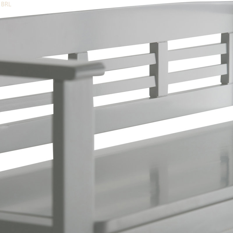 Adams - Entryway Storage Bench, White