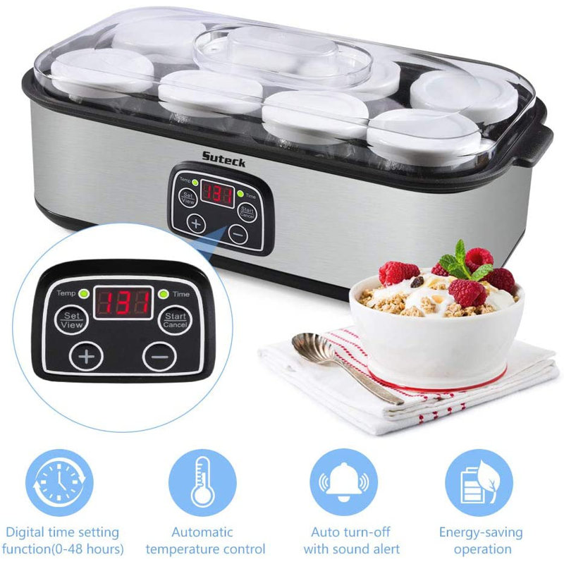 Suteck Yogurt Maker Automatic Digital Yoghurt Maker Machine
