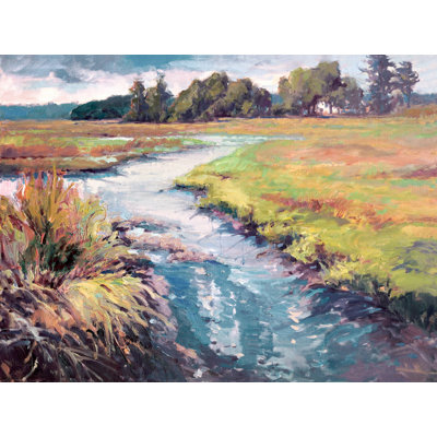 Couleurs côtières - reproduction d'artiste sur toile