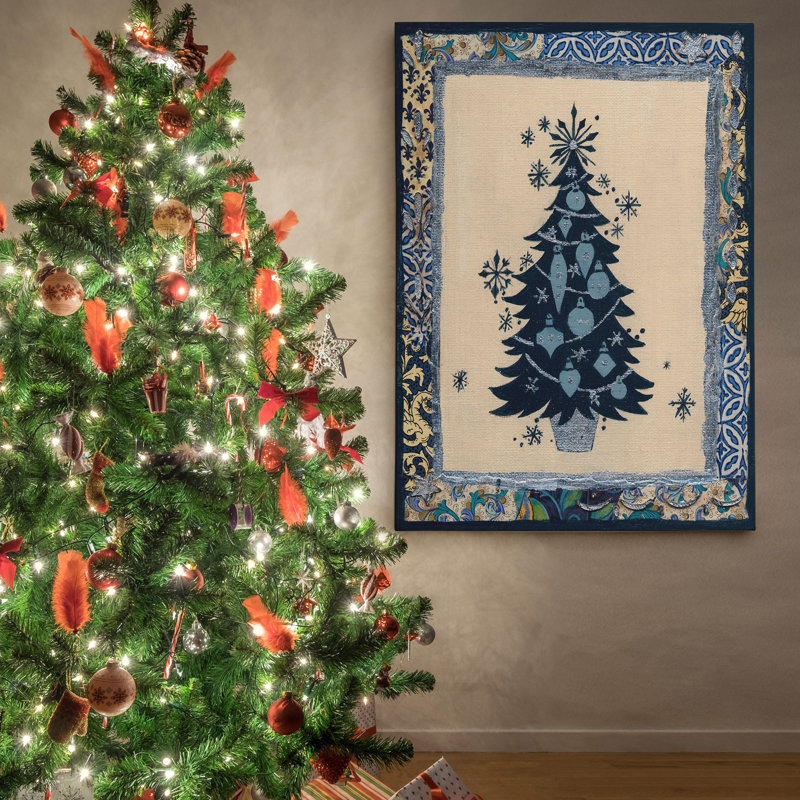 «Tree Silhouette» par Eugenne Tava - reproduction d'art sur toile tendue, H 12 po x l 18 po x P 1,5 po