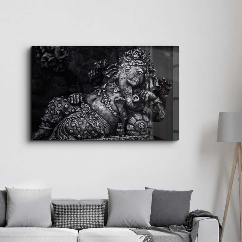 Elegant Tempered Glass Painting, 27.6 x 43.3 Inches | 100% Tempered Glass, Thickness: 0.16 Inches | UV Printed Artwork, Perfect for Home Decor & Modern Interiors, Stunning Visuals for Any Room