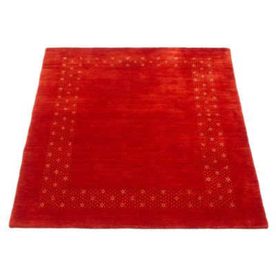 Kashkuli Gabbeh Red Rug 4'5" x 6'4"