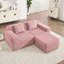 Canapé modulaire 2 places avec repose-pieds Modern
