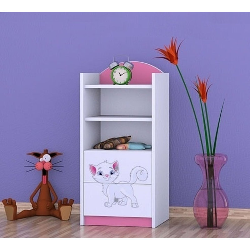Jake 96cm H X 45cm W Animals Kids Cube, Pink