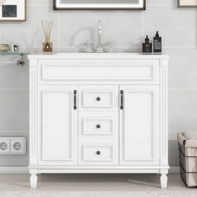 36'' Bathroom Vanity with Top Sink