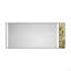 Miroir de salle de bain 84 x 36 pouces à DEL avec rétro-éclairage, fixation murale anti-buée et grand miroir de meuble-lavabo réglable-110584352