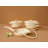 10-Piece Aluminium Pot Set with Ceramic Coating, Includes 3 Pots (7.1 in, 8.7 in, 9.4 in) & 3 Glass Lids, 9.4 in Frying Pan | Induction, Microwave & Oven Safe | Ergonomic, Stackable Design, PFOA-Free, Cream Color-118865841