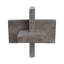 Travertin abstrait à nœuds imbriqués pour décoration intérieure - Statue sculpturale décorative pour salon et décoration de table - Gris-107086693