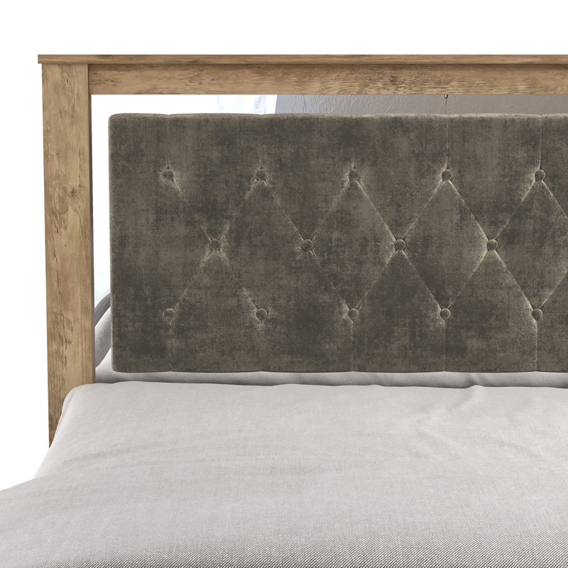 Tevrat Queen Platform Bed with Headboard