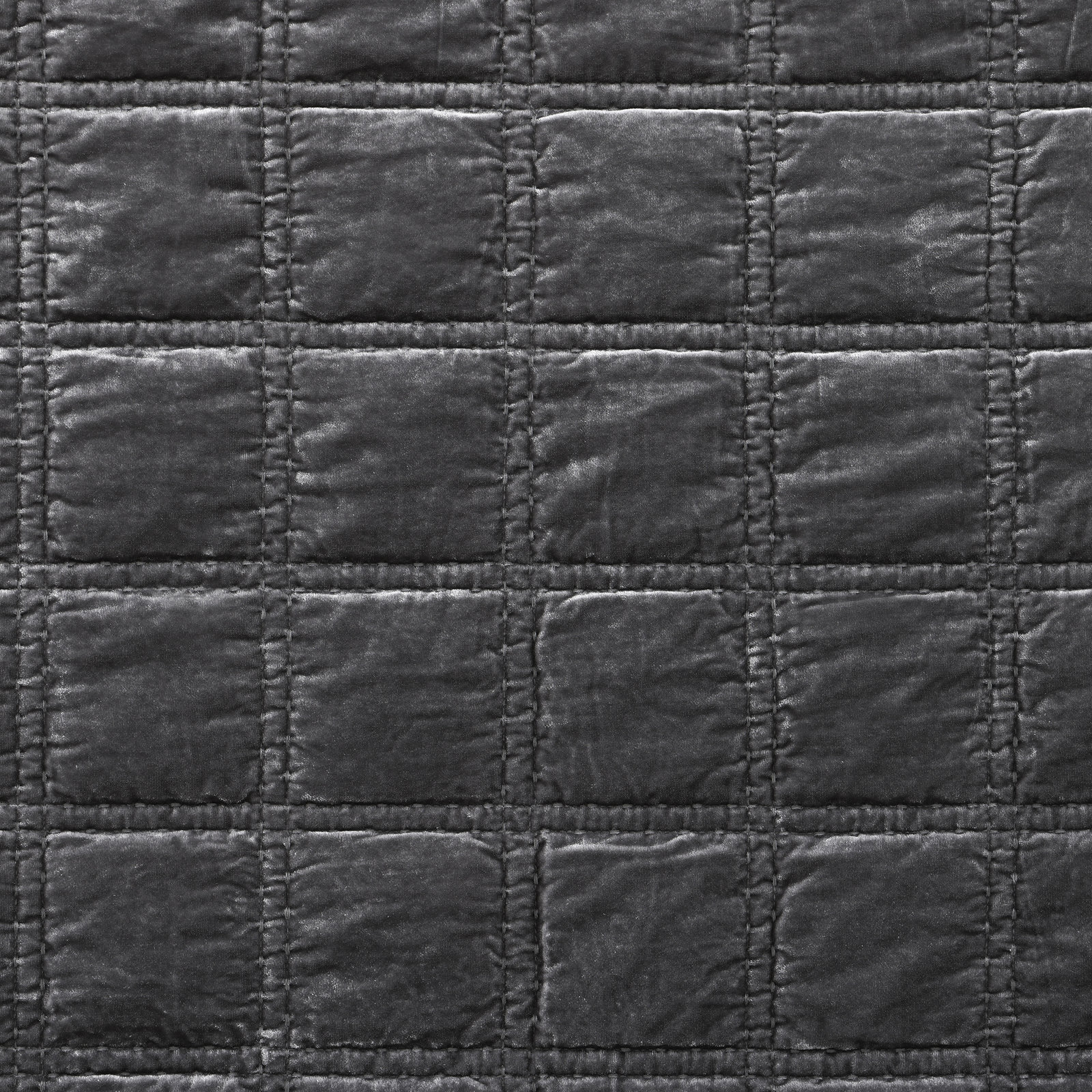 Stella Velvet Quilt Set, Queen Quilt + 2 Standard Pillowcases, Slate