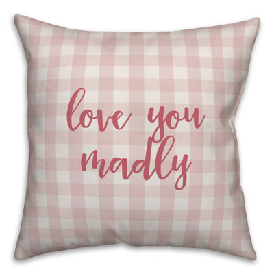  Coussin Love You Madly