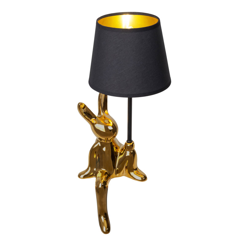 Aeva Ceramic USB Writing Desk Lamp, Gold