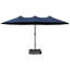 Parasol de marché rectangulaire avec base-1695550422