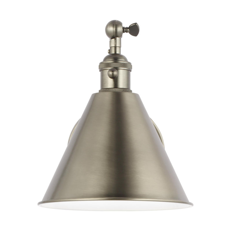 Salem 1 - Light LED Armed Sconce, Midnight Black, No