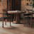 47.24"Retro Solid Wood Brown Poker-Specific Table-119908784