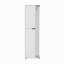 Armoire de rangement à balai blanche