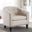 Fauteuil demi-tonneau touffeté-473885986