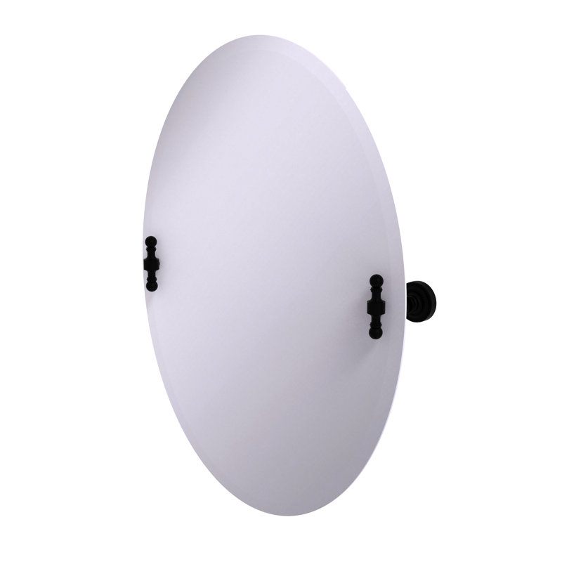 Godinez Metal Wall Mirror, Matte Black