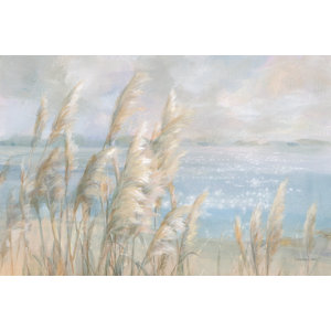 Sand & Stable Seaside Pampas Grass On Canvas by Danhui Nai Painting ...