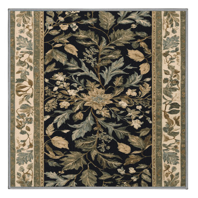 Tapis brun lavable à la machine