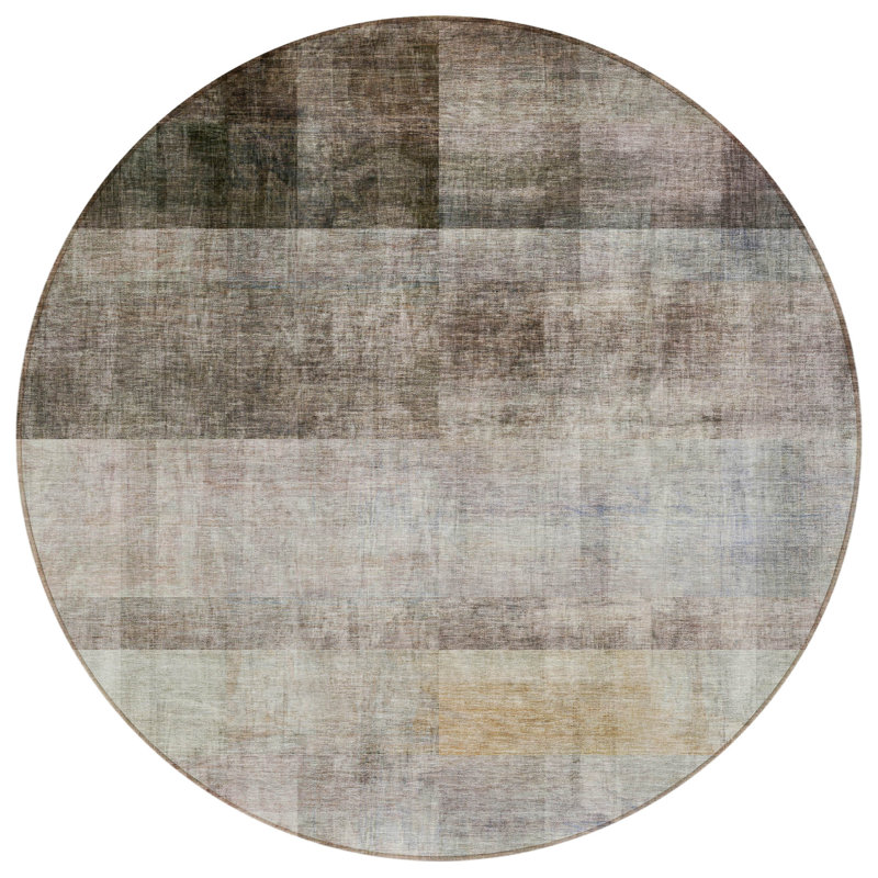 Tapis d'intérieur rond 8 pi