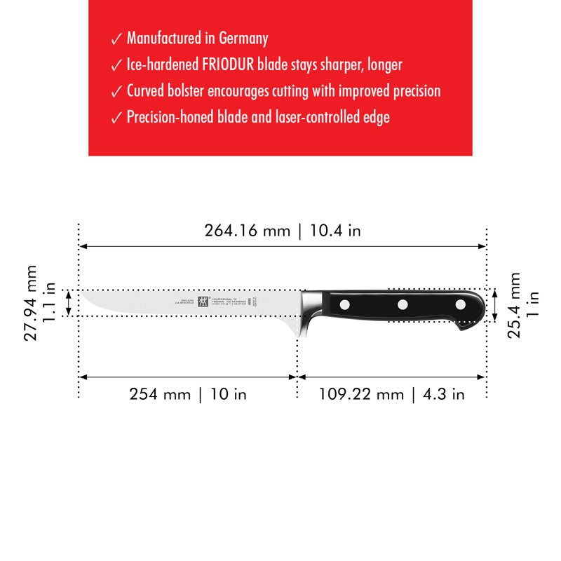 Zwilling Professional "S" 5.5-inch Flexible Boning Knife