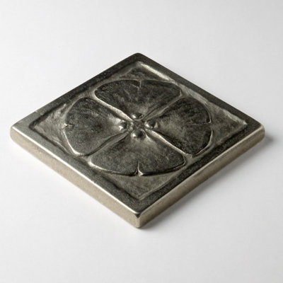 Moon Blossom 3'' x 3'' Decorative Tile Insert