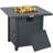 Square Propane Fire Pit Table