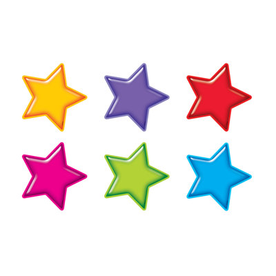 Gumdrop Stars Standard Bulletin Board Cut Out