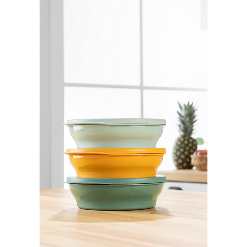Durable Plastic Storage Box Set (3 Pieces), BPA Free, 7.3 x 7.9 x 2.4 Inches | Dishwasher Safe | Ideal for Organizing Kitchen, Bathroom, & Craft Supplies | Space-Saving Design for Home & Office Use