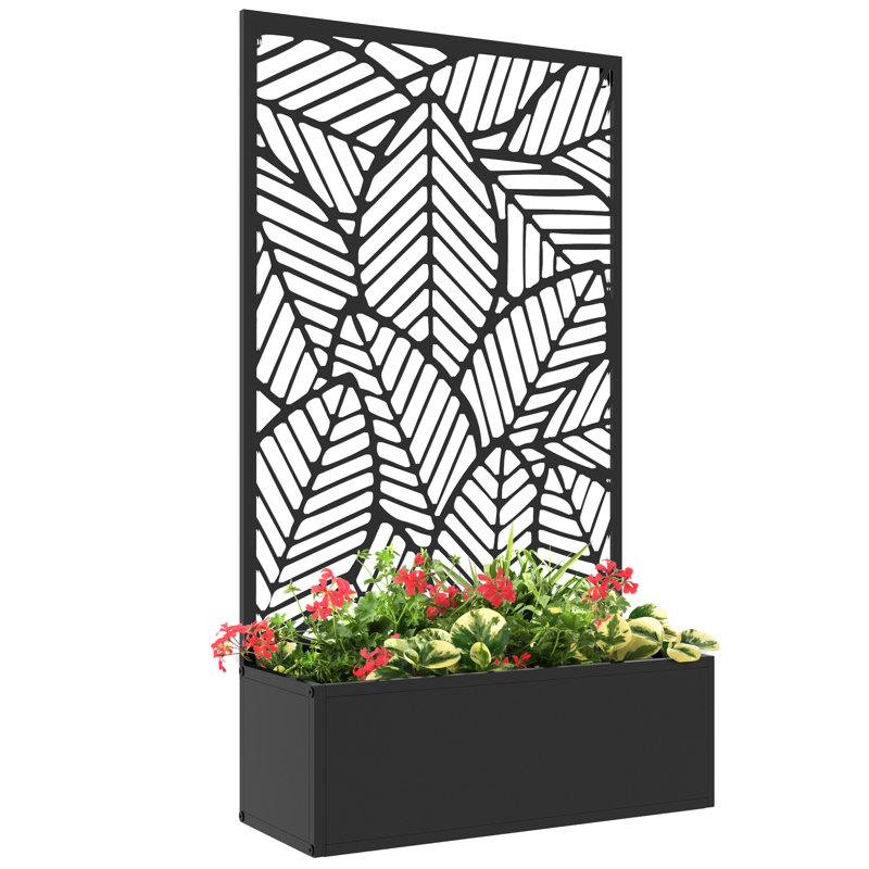 Boîte à fleurs en métal Sarit